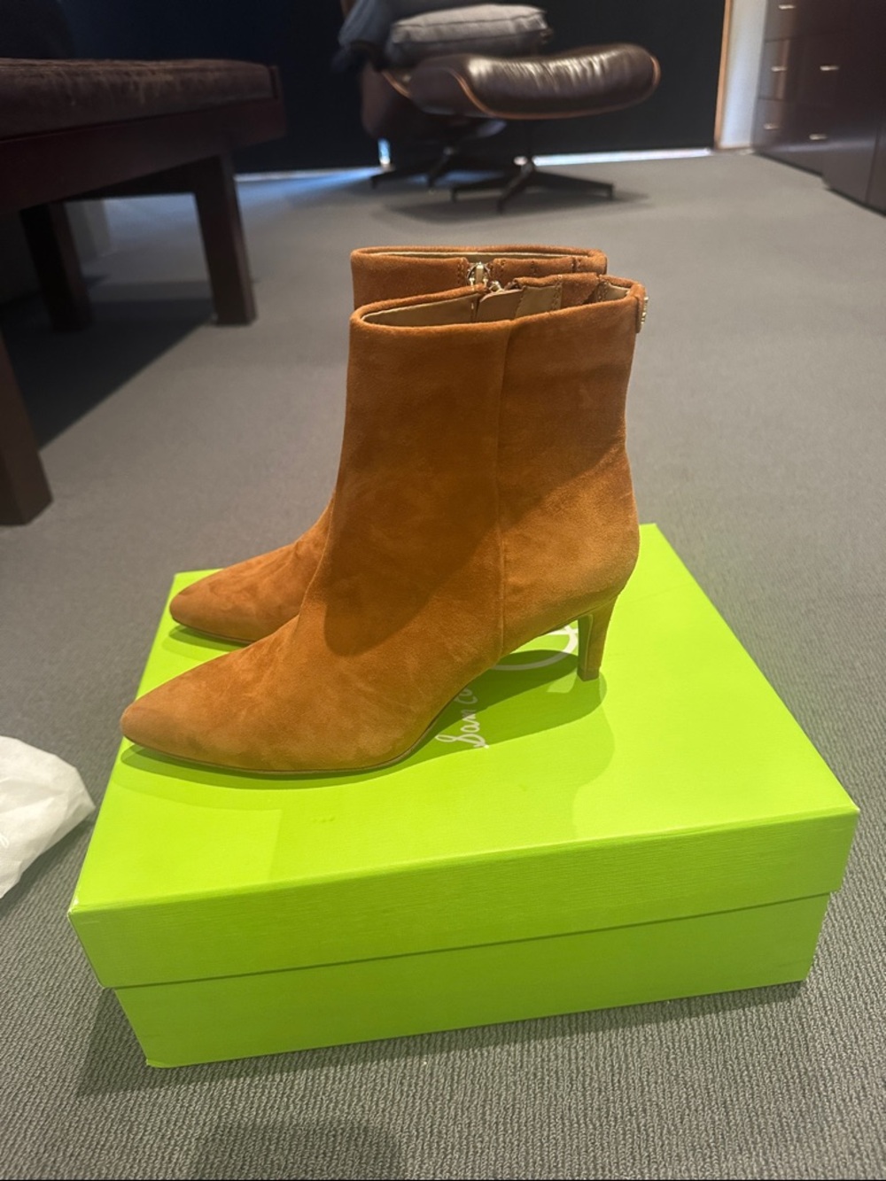 NIB San Edelman Ulissa in Brown Suede - Picture 4 of 14